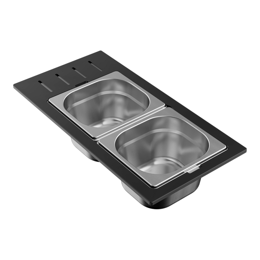Встраиваемый контейнер Omoikiri DC-02-2 4999075 нержавеющая сталь
