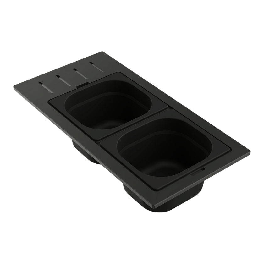 Встраиваемый контейнер Omoikiri DC-02-2 4999076 графит