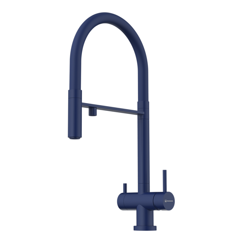 Кухонный смеситель с подключением фильтра Omoikiri Kanto 4994427, indigo blue
