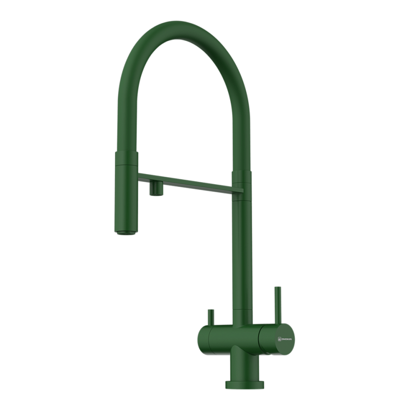 Кухонный смеситель с подключением фильтра Omoikiri Kanto 4994426, royal green