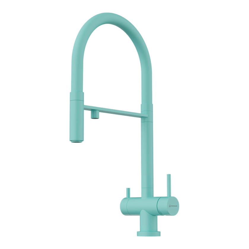 Кухонный смеситель с подключением фильтра Omoikiri Kanto 4994425, azur blue