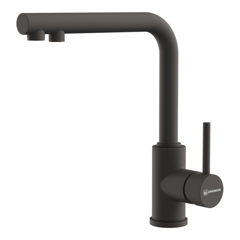 Кухонный смеситель с подключением фильтра Omoikiri Nakagawa 2 Plus 4994501, espresso