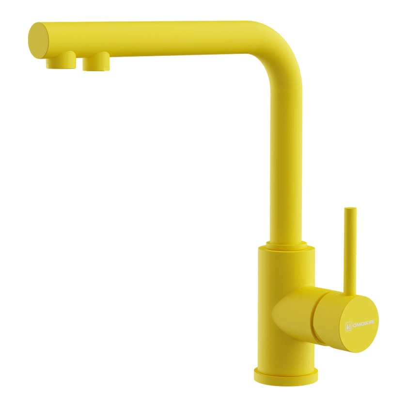 Кухонный смеситель с подключением фильтра Omoikiri Nakagawa 2 Plus 4994446, sicilian lemon