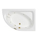 Ванна WHITECROSS AQUARELLA 170x110 0109.170110.100.SMART.GL, золото - изображение 1