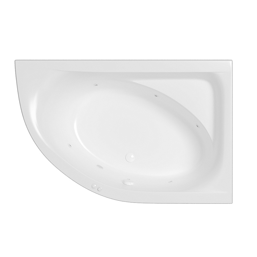 Ванна WHITECROSS AQUARELLA 170x110 0109.170110.100.SOFT.WH, белый