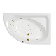 Ванна WHITECROSS AQUARELLA 170x110 0109.170110.100.ULTRA.GL, золото - изображение 1