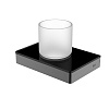 Стакан для зубных щеток Black&amp;White, оружейная сталь, 9605GM
