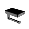 Держатель для туалетной бумаги Black&amp;White, оружейная сталь, 9620GM