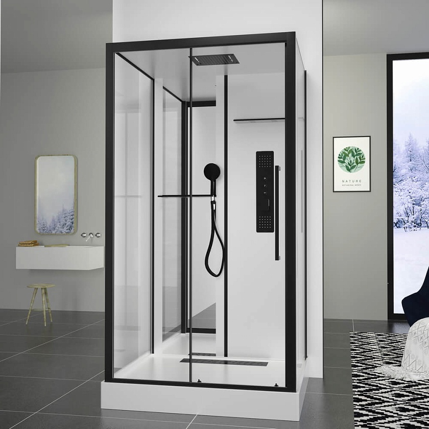 Душевая кабина Black&amp;amp;White, 115x90, 8028000