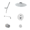 Встраиваемая душевая система Vitra Origin, хром, A49311EXP