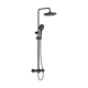 Душевая колонна термостатная Vitra Aquaheat Bliss 240 2F A4720536EXP черный матовый - изображение 1