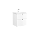 Тумба с раковиной Vitra Root Groove 69415, 56, белый матовый - изображение 1