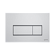 Панель смыва Vitra Root Square 740-2380, хром - изображение 1