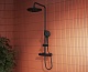 Душевая колонна термостатная Vitra Aquaheat Bliss 240 2F A4720536EXP черный матовый - изображение 2