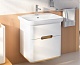 Тумба с раковиной Vitra Sento 60822, 55, белый матовый - изображение 2