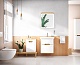 Тумба с раковиной Vitra Sento 60822, 55, белый матовый - изображение 3
