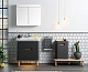 Тумба с раковиной Vitra Sento 60836, 70, матовый антрацит - изображение 4