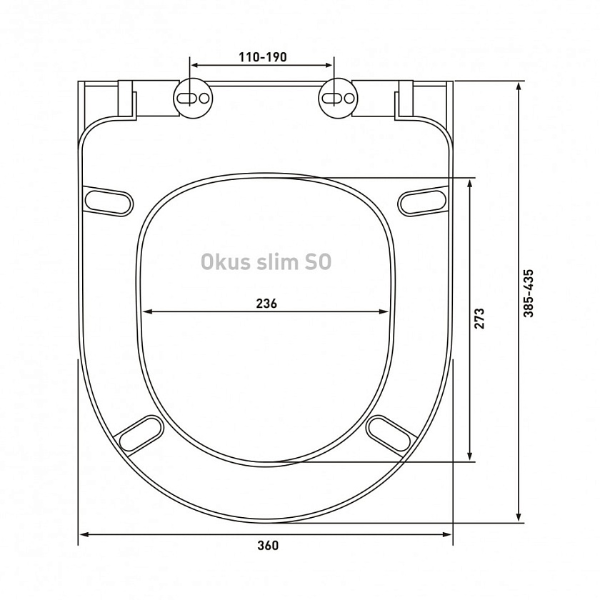 Сиденье для унитаза универсальное Vitra 801-003-019 белый