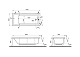 Ванна Vitra Neon 55840001000, белый матовый - изображение 6