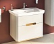 Тумба с раковиной Vitra Sento 60824, 70, белый матовый - изображение 2