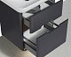 Тумба с раковиной Vitra Sento 60834, 55, матовый антрацит - изображение 3