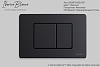 Клавиша слива Iberica Blanca Inox-C, черный матовый, IB.B011.002.003
