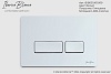 Клавиша слива Iberica Blanca Esti-R, белый глянцевый, IB.B021.001.000