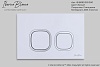 Клавиша слива Iberica Blanca Esti-Q, белый глянцевый, IB.B083.001.000