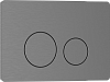 Клавиша слива Iberica Blanca Inox-O, вороненая сталь, IB.B081.008.000