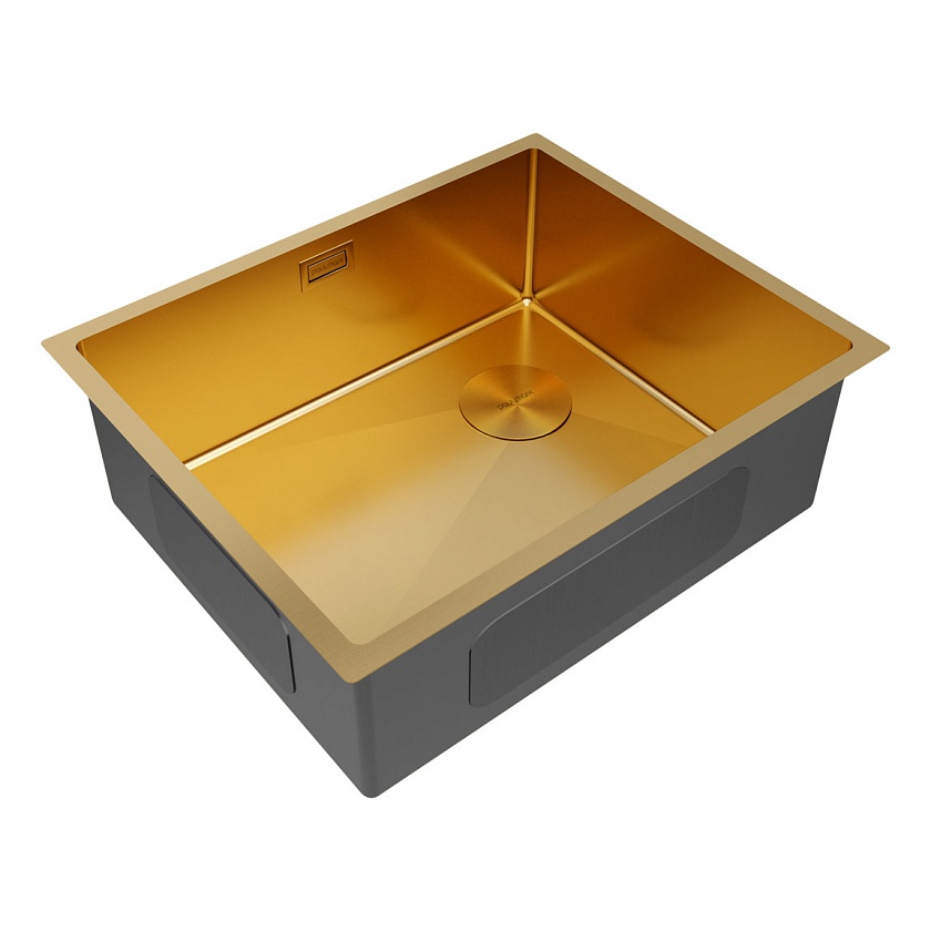 Кухонная мойка Paulmark NEXT-SKEW 54 UNI PM885444-BS, нержавеющая сталь