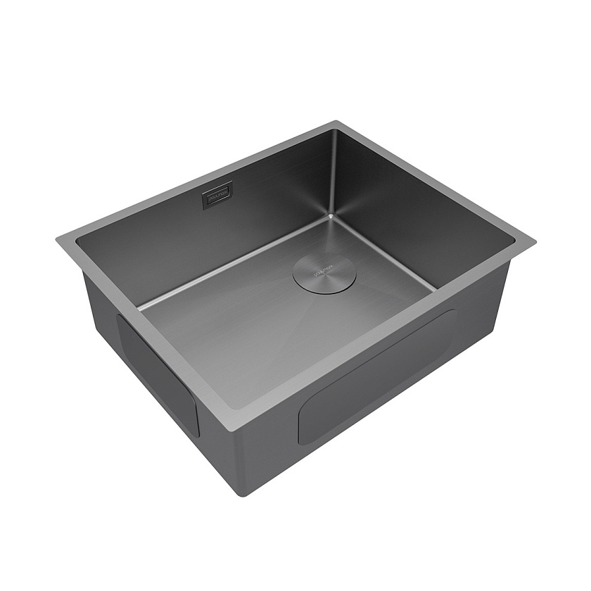 Кухонная мойка Paulmark NEXT-SKEW 54 UNI PM885444-BS, нержавеющая сталь