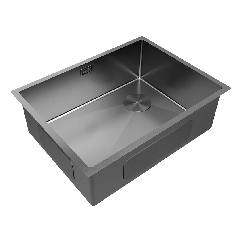 Кухонная мойка Paulmark NEXT-SKEW 58 UNI PM885844-BS, нержавеющая сталь