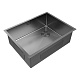 Кухонная мойка Paulmark NEXT-SKEW 58 UNI PM885844-BS, нержавеющая сталь - изображение 7
