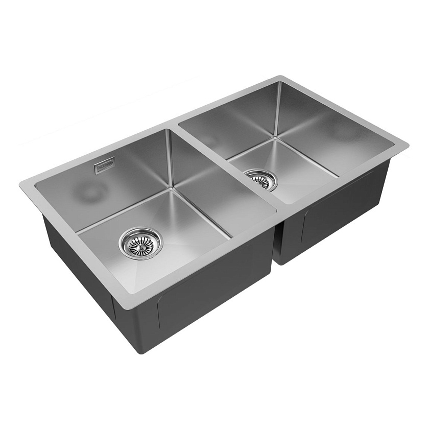 Кухонная мойка Paulmark GERBERG 78/2 UNI PM237844-BS, нержавеющая сталь