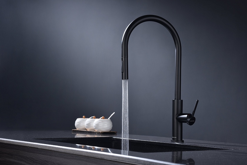 Кухонный смеситель Paulmark SENSO Se215180-SBG, cветлое брашированное золото