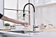 Кухонный смеситель с подключением фильтра Paulmark MAGNETO ONE Ma213188-AN, антрацит 401 - изображение 6