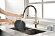 Кухонный смеситель с подключением фильтра Paulmark Gravity Gr213888-AN, антрацит 401 - изображение 8