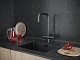 Кухонный смеситель с подключением фильтра Paulmark WETTER We213030-401, антрацит 401 - изображение 6