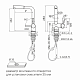 Кухонный смеситель Paulmark DOSSE Do214418-401, антрацит 401 - изображение 4