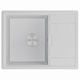 Кухонная мойка Paulmark FLUGEN 50-650 PM216550-WH, белый матовый - изображение 1