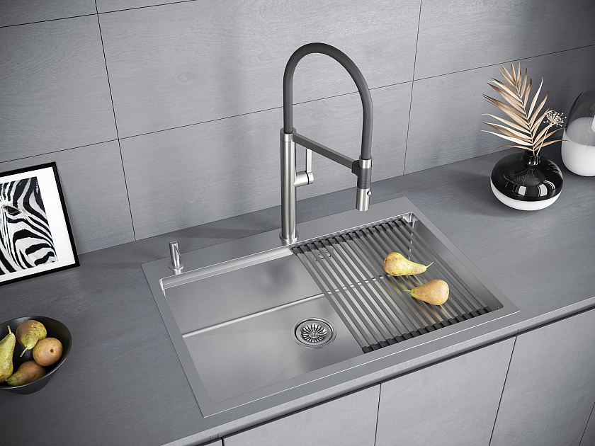 Кухонный смеситель Paulmark LEADER Le214101-B, беретта