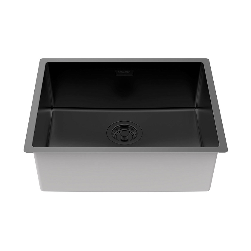 Кухонная мойка Paulmark LASSAN 54 UNI LA54-BS, черный матовый