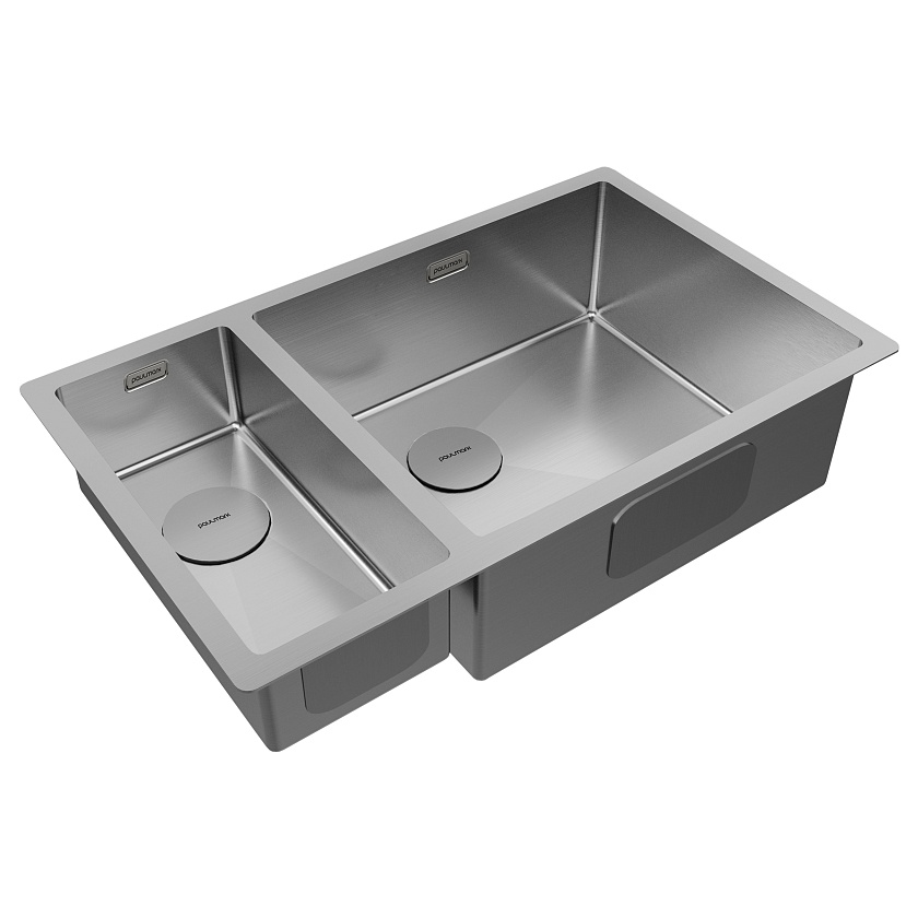 Кухонная мойка Paulmark Next PM226944-BSL, нержавеющая сталь