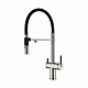 Кухонный смеситель с подключением фильтра Paulmark Gravity Gr213888-BS, нержавеющая сталь - изображение 1