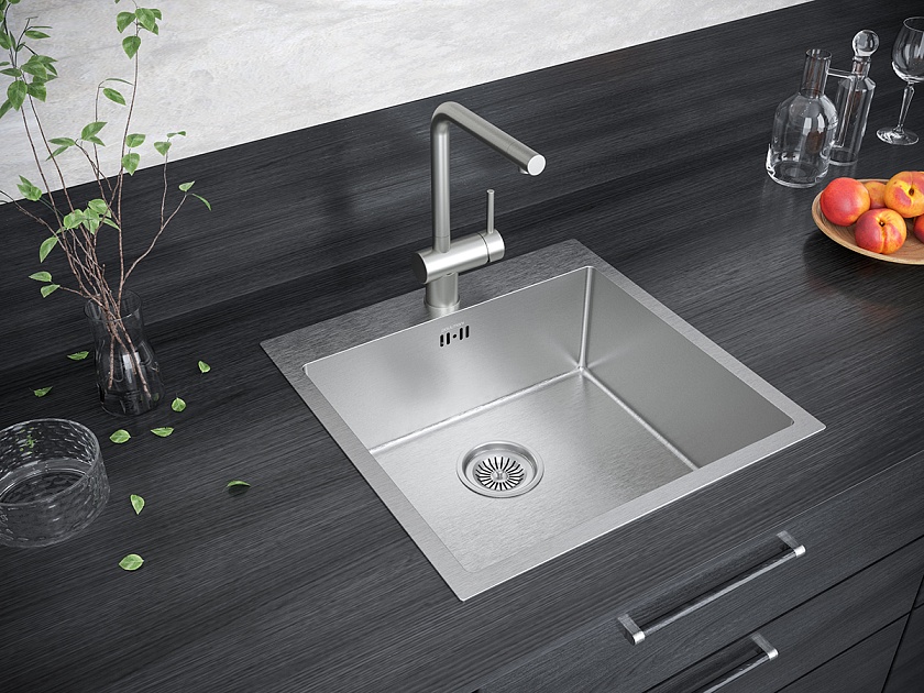 Кухонный смеситель Paulmark SPRING Sp212067-SS, нержавеющая сталь