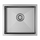 Кухонная мойка Paulmark ALLER 44 UNI PM904444-BS, нержавеющая сталь - изображение 1