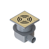Душевой трап Boheme Smart Design, 10 см, 984-10-G