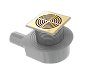 Душевой трап Boheme Smart Design, 15 см, 984-15-MG