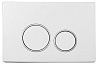 Кнопка для инсталляции Boheme WHITE CHROMO 661 Белый