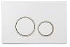 Кнопка для инсталляции Boheme WHITE GOLD 660 Белый